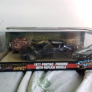 1977 Pontiac Firebird with replica buckle